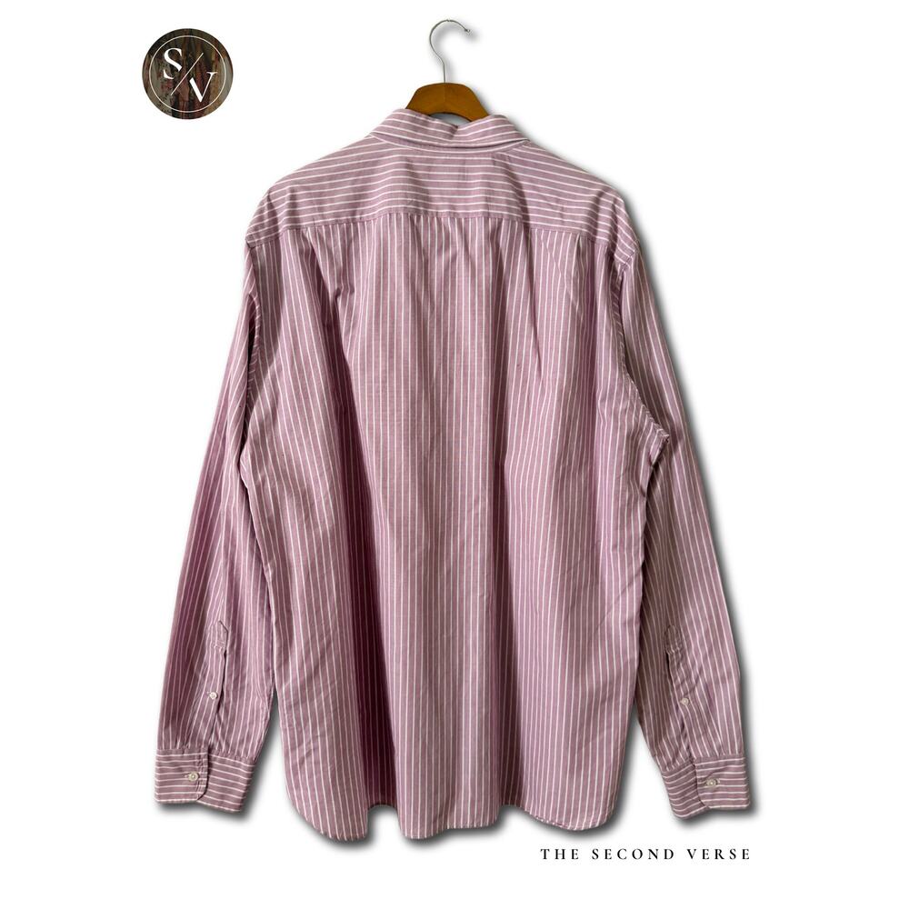 J. Crew Long Sleeve Buttondown Striped Men's Business Casual Shirt Size XL - Picture 2 of 8